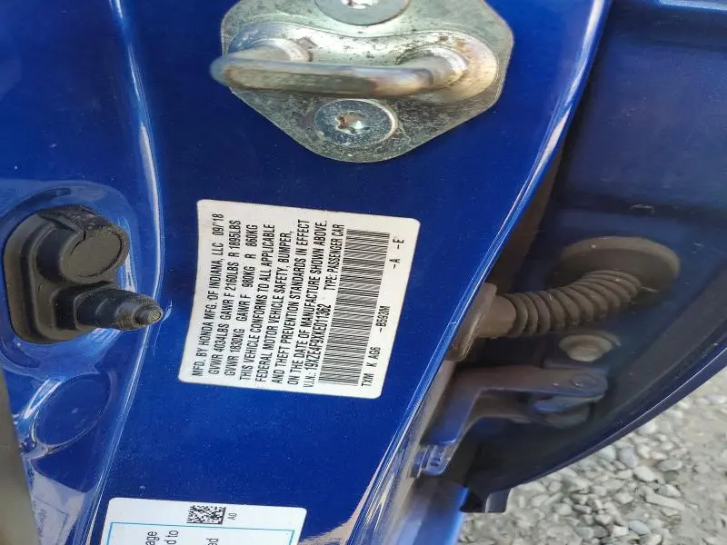 2019 HONDA INSIGHT TOURING  