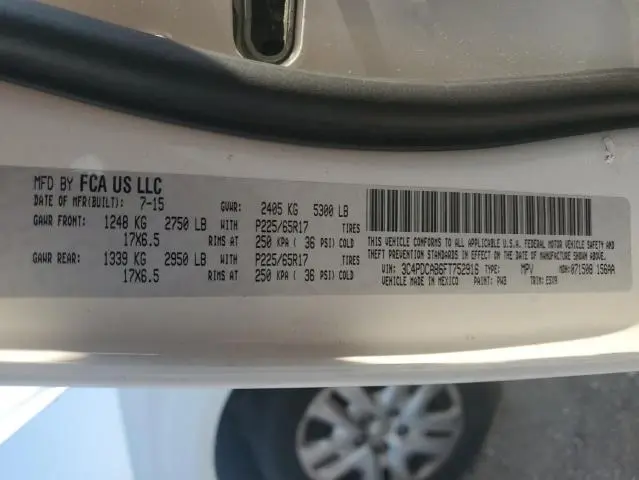 2015 DODGE JOURNEY SE  