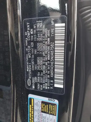 2022 HYUNDAI PALISADE SEL  