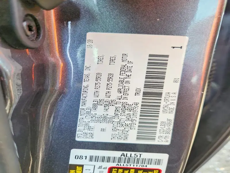 2021 TOYOTA TUNDRA DOUBLE CAB LIMITED  
