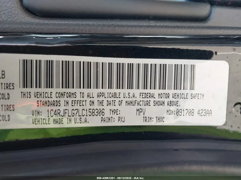 2020 JEEP GRAND CHEROKEE TRAILHAWK 4X4