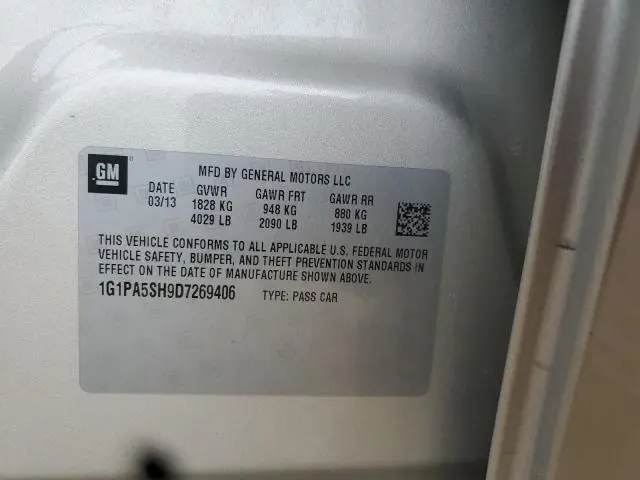 2013 CHEVROLET CRUZE LS  