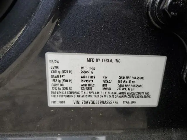2024 TESLA MODEL Y 