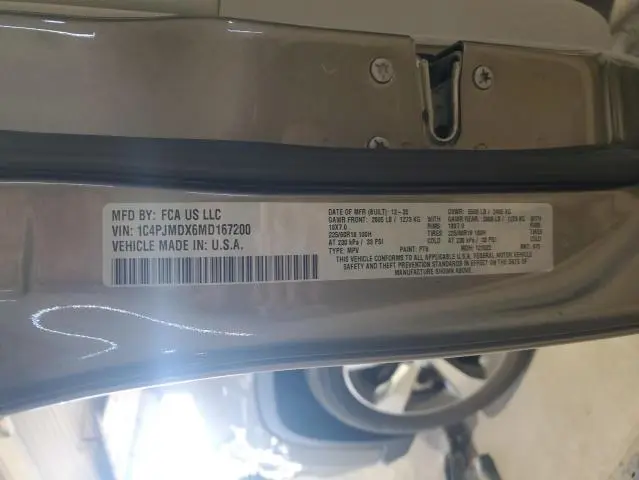 2021 JEEP CHEROKEE LIMITED  