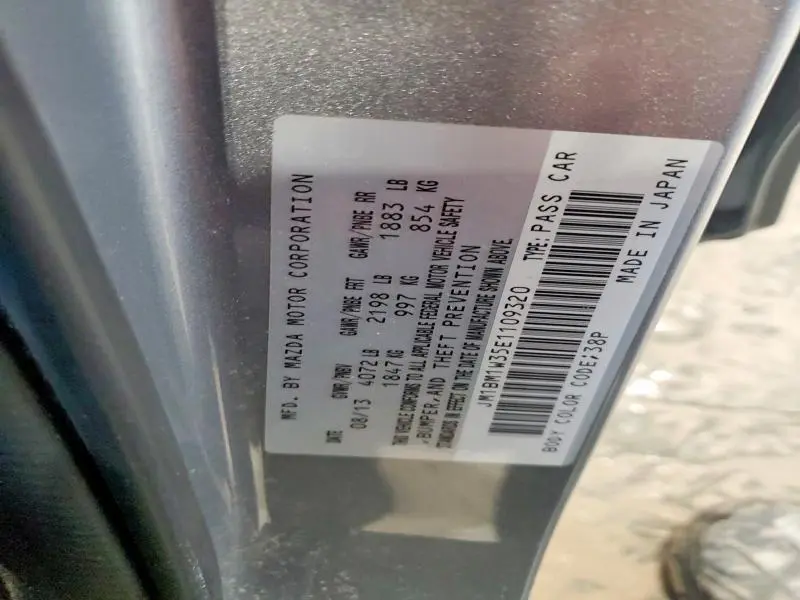 2014 MAZDA 3 GRAND TOURING  