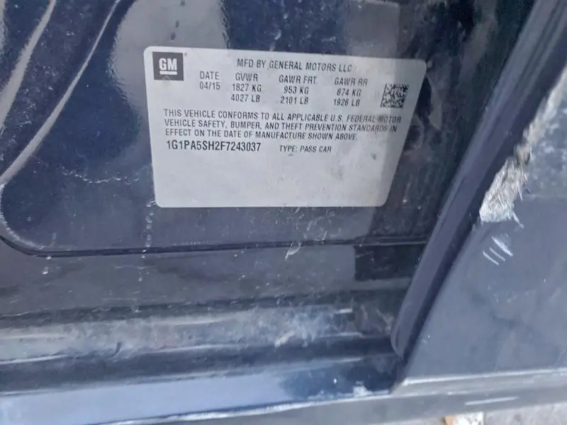 2015 CHEVROLET CRUZE LS  