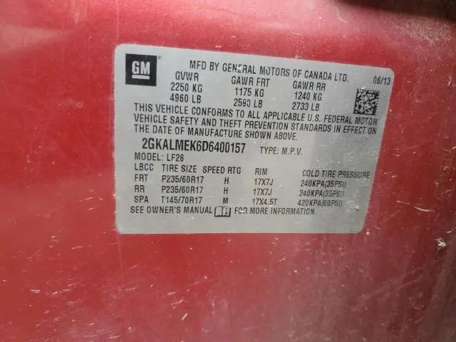 2013 GMC TERRAIN SLE  