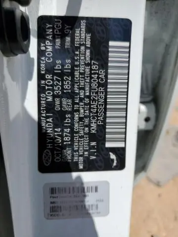 2015 HYUNDAI ACCENT GLS  