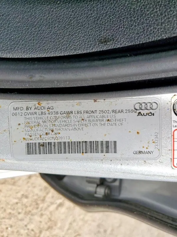 2013 AUDI A6 PREMIUM PLUS  