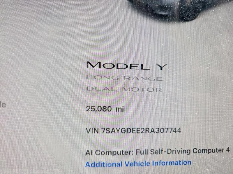 2024 TESLA MODEL Y   
