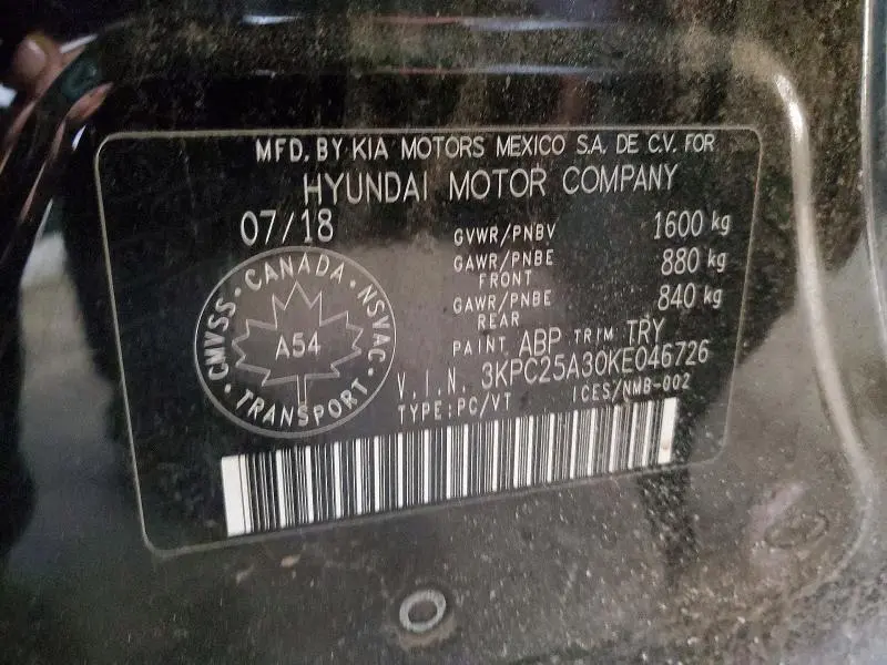 2019 HYUNDAI ACCENT SE  