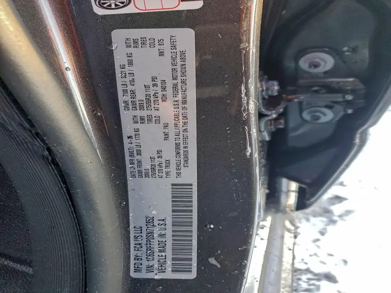 2025 RAM 1500 BIG HORN/LONE STAR  