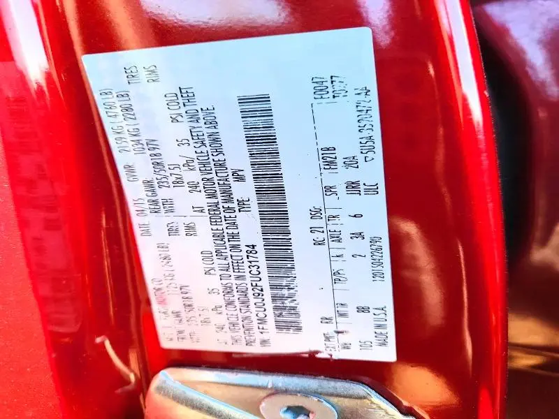 2015 FORD ESCAPE TITANIUM  