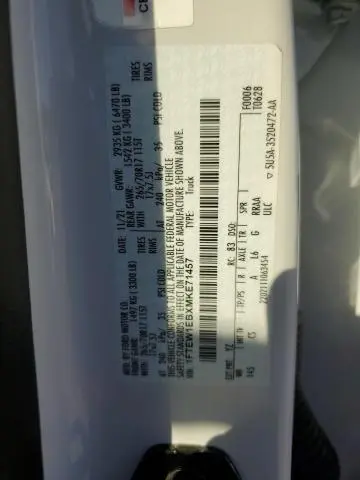 2021 FORD F150 SUPERCREW  