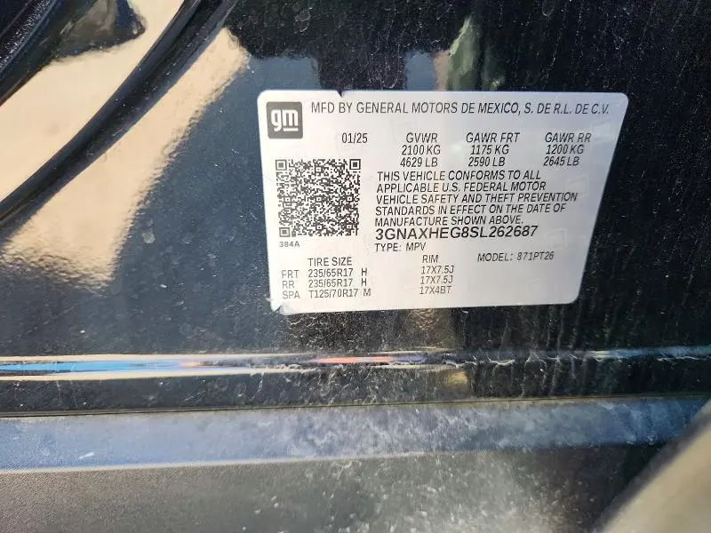 2025 CHEVROLET EQUINOX LT  