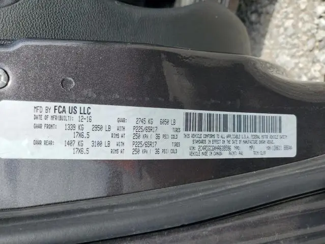 2017 DODGE GRAND CARAVAN SXT  
