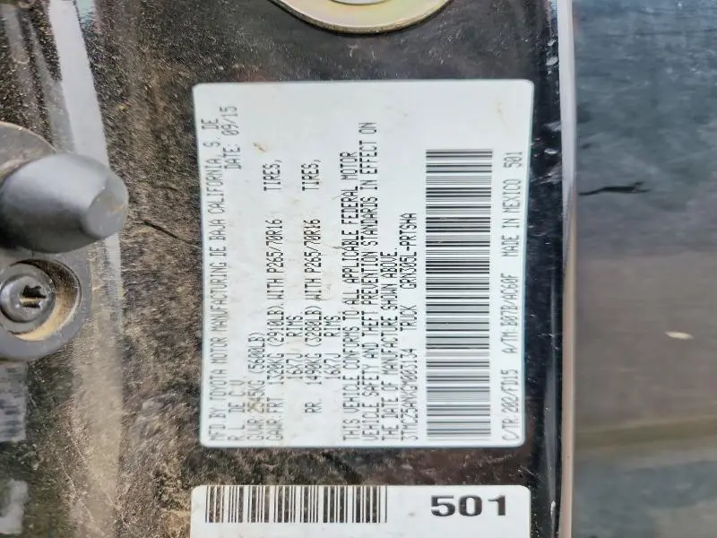 2016 TOYOTA TACOMA TRD OFF-ROAD  