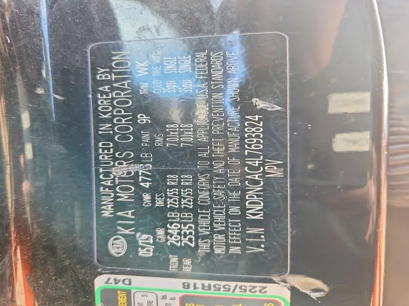 2020 KIA SPORTAGE EX  