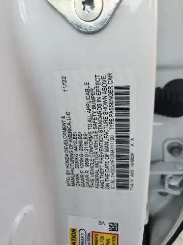 2022 HONDA ACCORD SPORT SE  