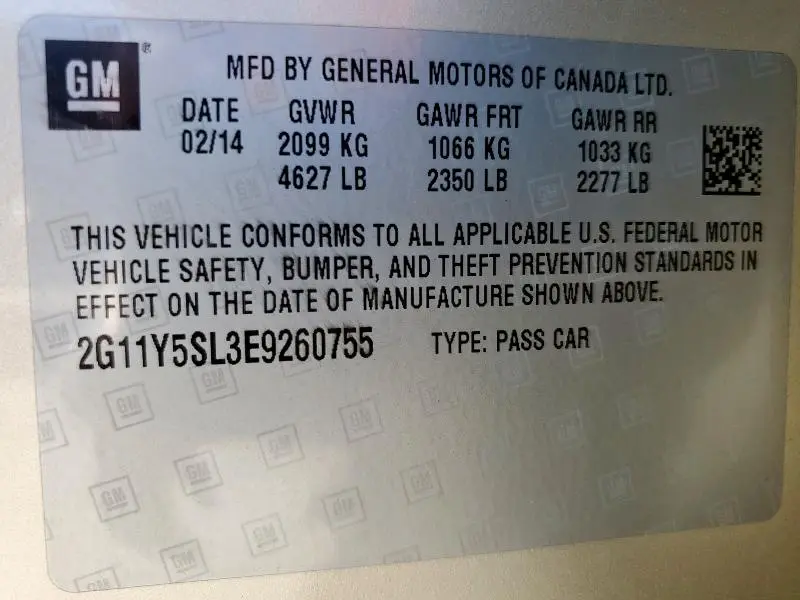 2014 CHEVROLET IMPALA LS  