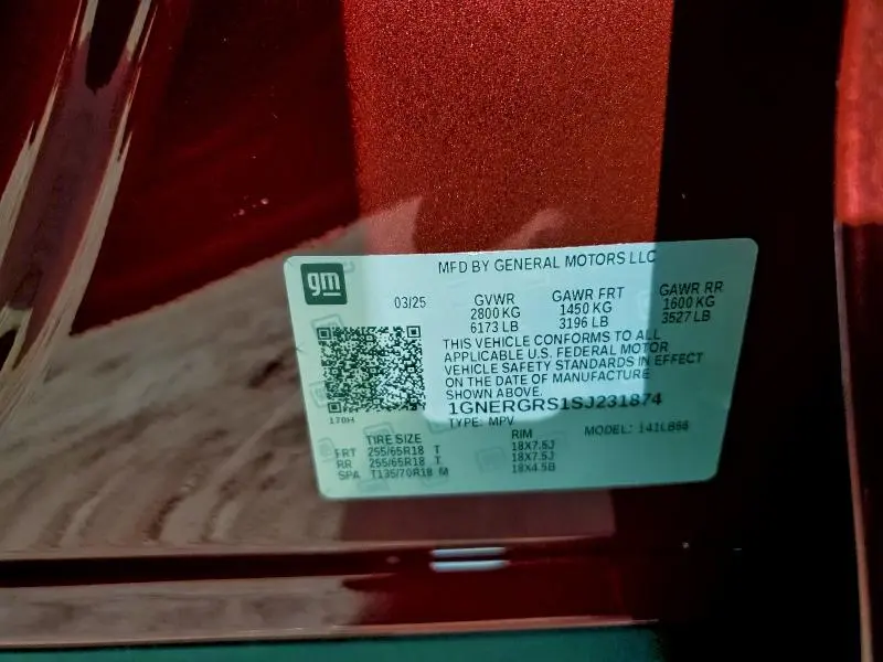 2025 CHEVROLET TRAVERSE LT  