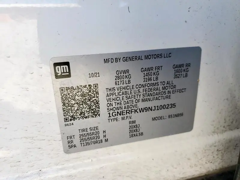 2022 CHEVROLET TRAVERSE LS  