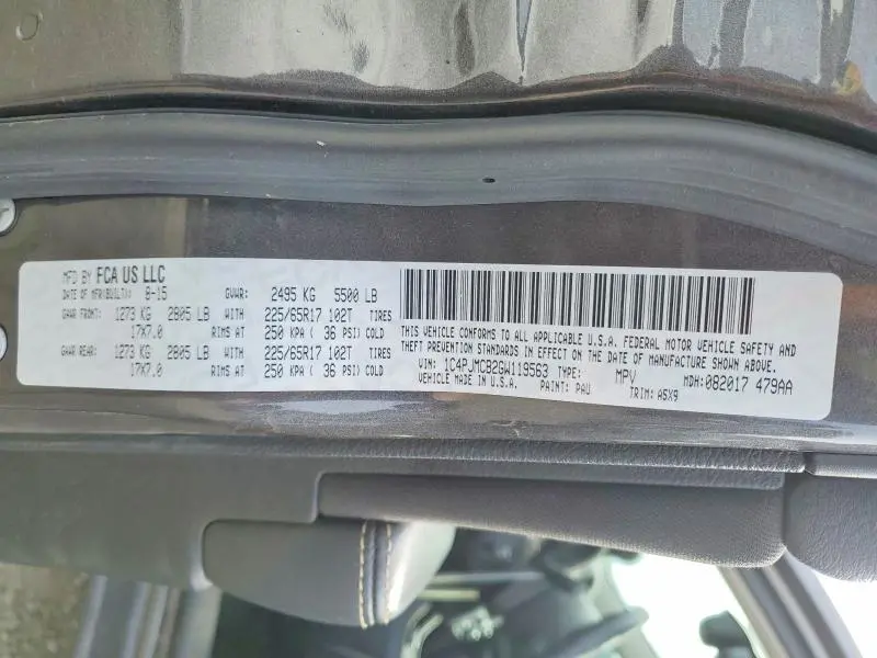 2016 JEEP CHEROKEE LATITUDE  