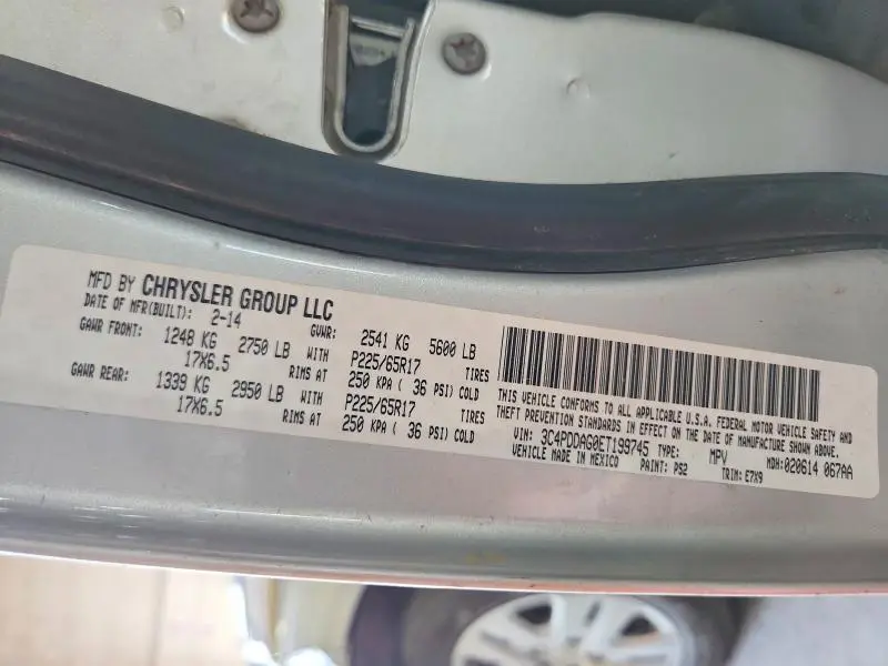 2014 DODGE JOURNEY SE  