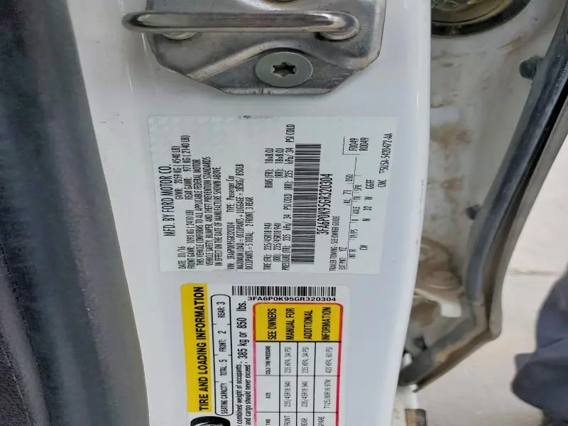 2016 FORD FUSION TITANIUM  