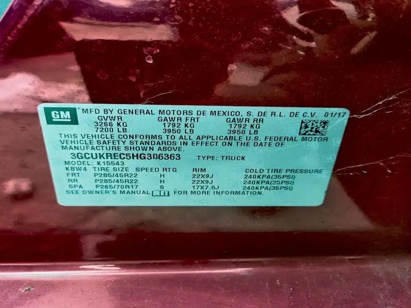 2017 CHEVROLET SILVERADO K1500 LT  