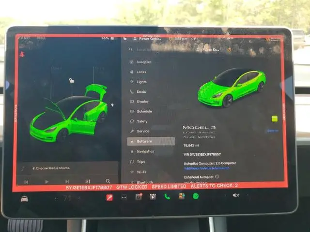 2018 TESLA MODEL 3   