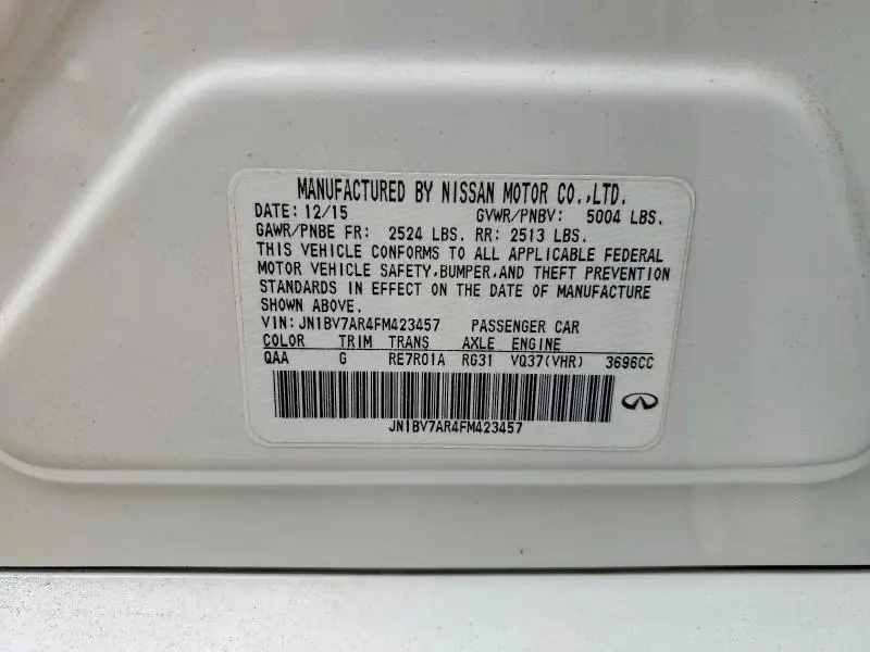 2015 INFINITI Q50 BASE  