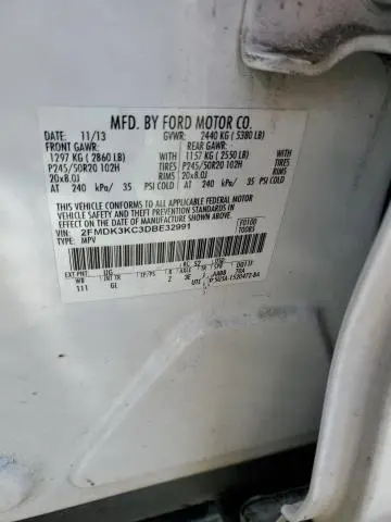 2013 FORD EDGE LIMITED  