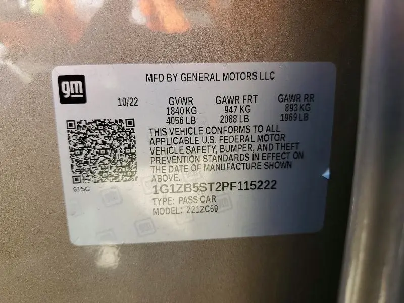 2023 CHEVROLET MALIBU LS  