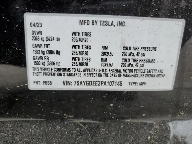 2023 TESLA MODEL Y   