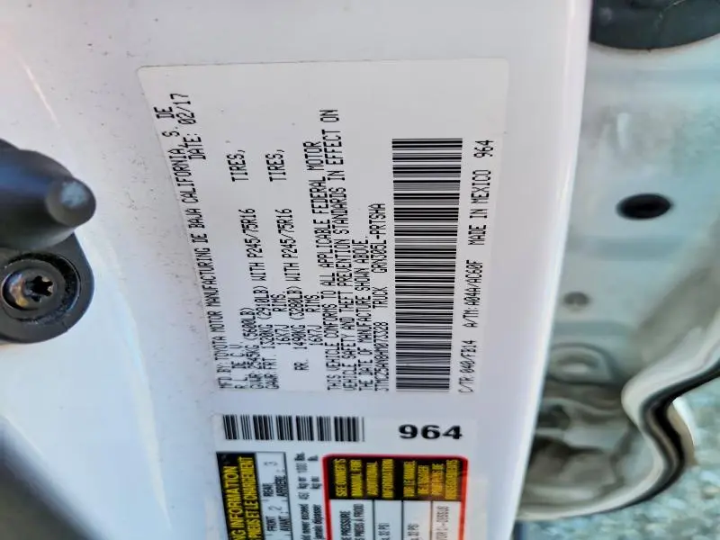 2017 TOYOTA TACOMA DOUBLE CAB  