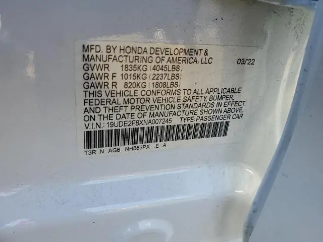 2022 ACURA ILX PREMIUM A-SPEC  