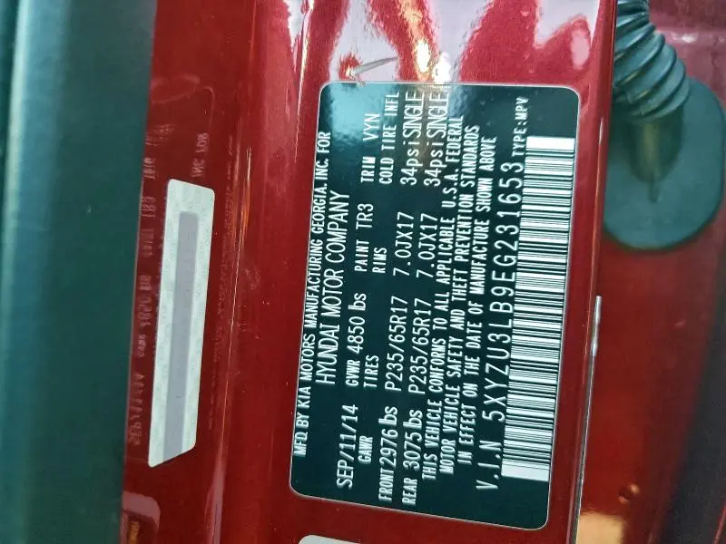 2014 HYUNDAI SANTA FE SPORT   