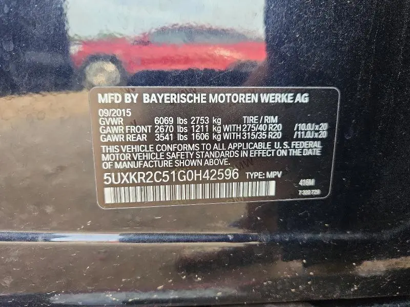2016 BMW X5 SDRIVE35I  