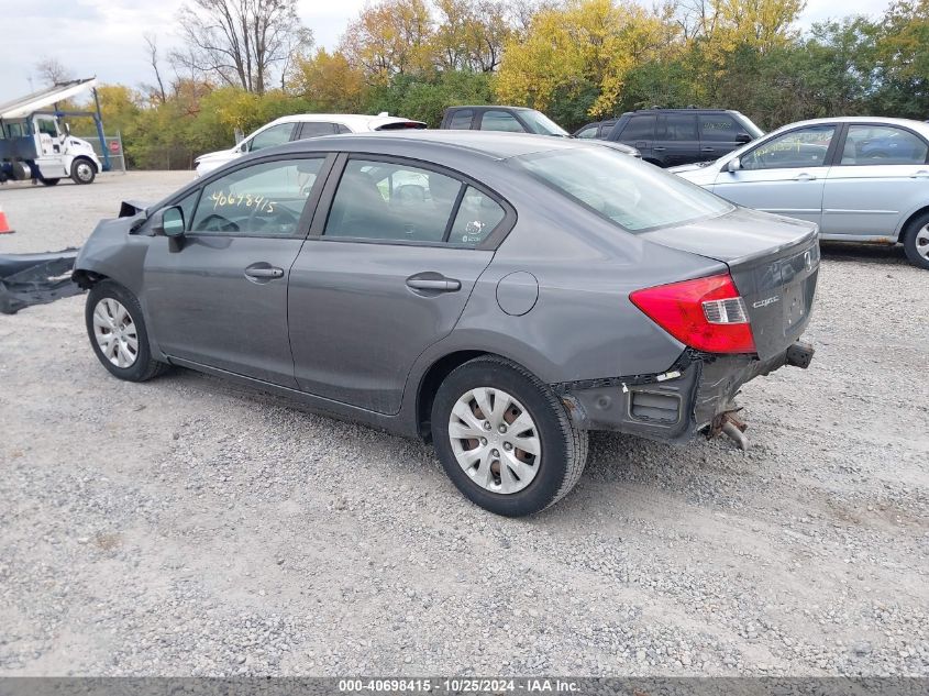 2012 HONDA CIVIC SDN LX