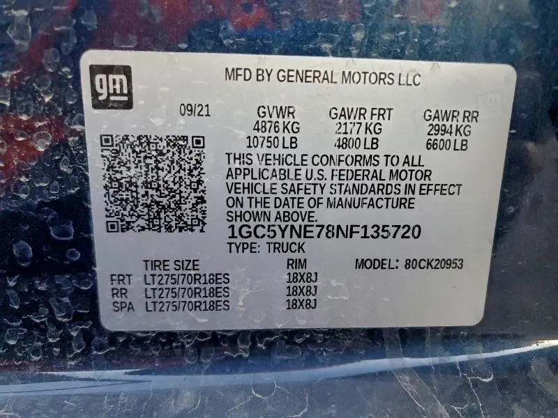 2022 CHEVROLET SILVERADO K2500 HEAVY DUTY LT  