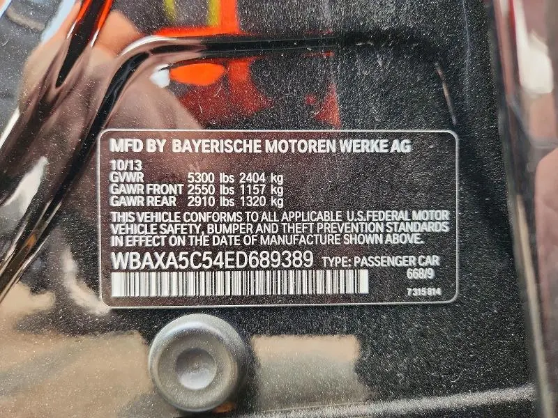 2014 BMW 535 D  