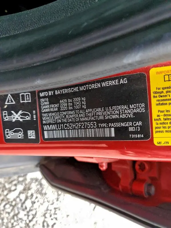 2017 MINI COOPER CLUBMAN ALL4  