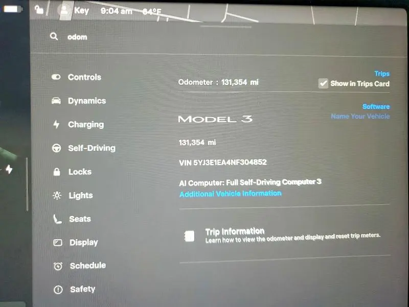 2022 TESLA MODEL 3   