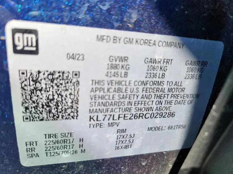 2024 CHEVROLET TRAX LS  