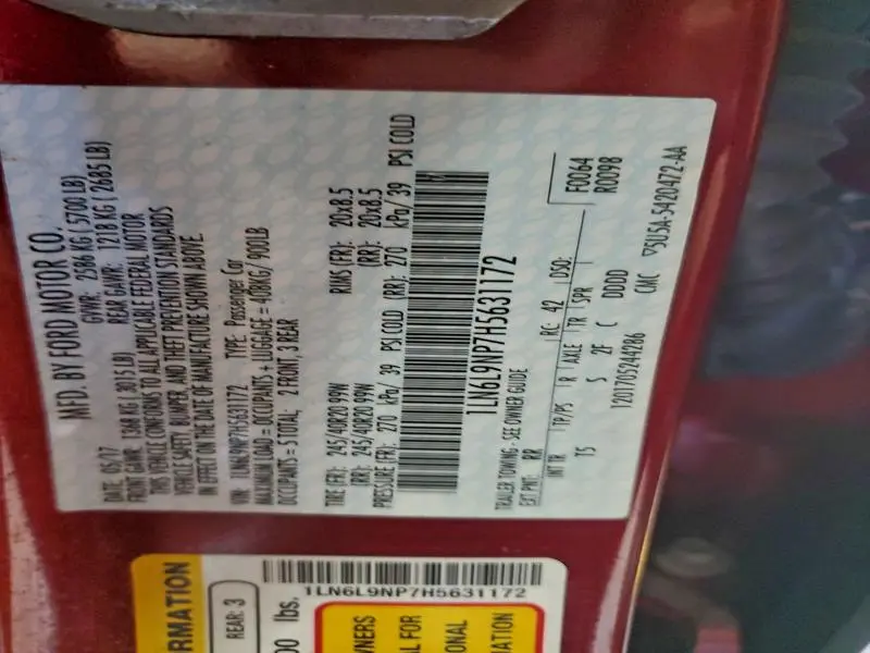 2017 LINCOLN CONTINENTAL RESERVE  