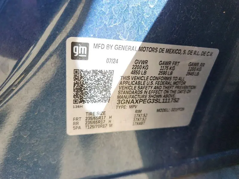 2025 CHEVROLET EQUINOX LT  