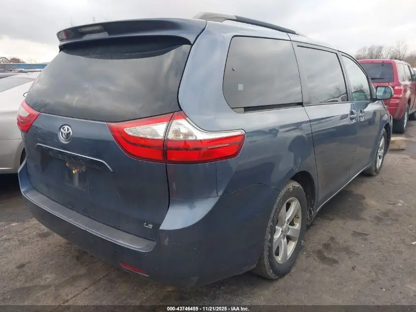 2015 TOYOTA SIENNA LE 8 PASSENGER