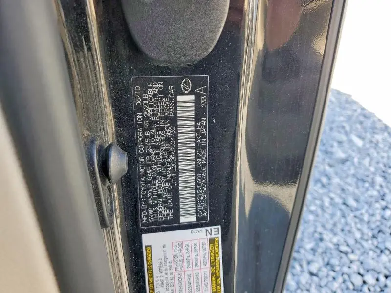 2010 LEXUS IS 350  