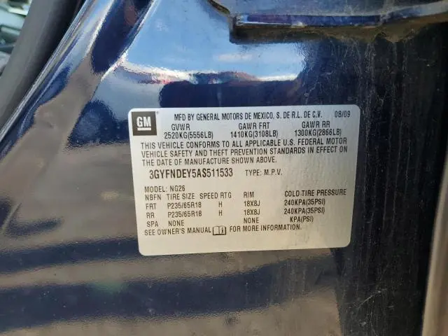 2010 CADILLAC SRX LUXURY COLLECTION  